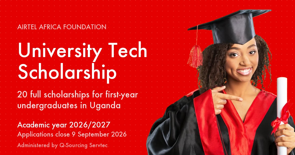 Airtel Africa Foundation Undergraduate Fellowship 2026/2027 – Uganda