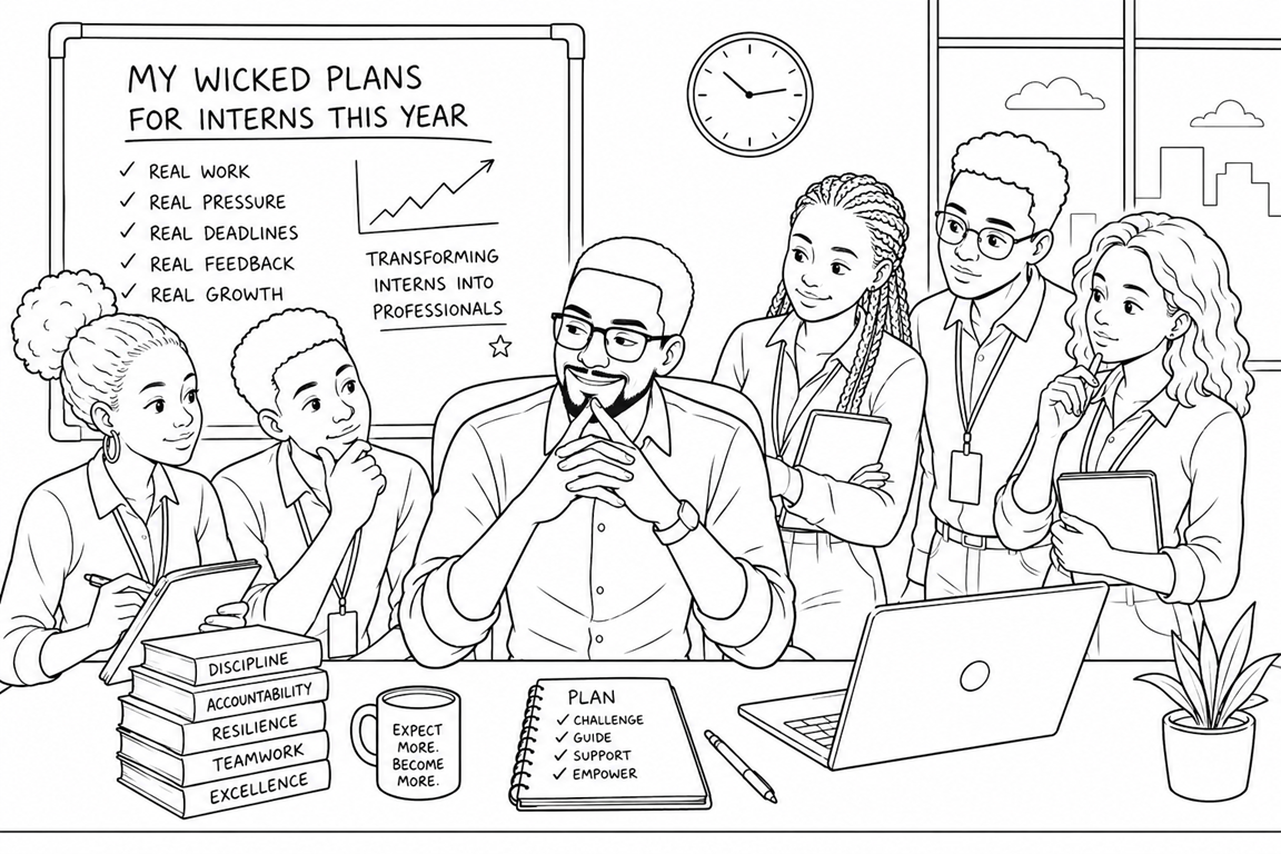 Read more about the article My Wicked Plans for Interns This Year